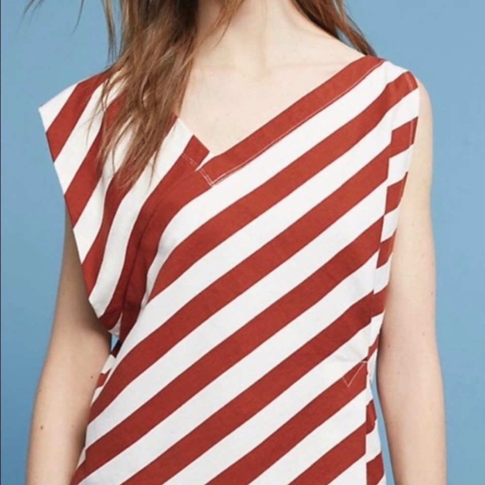 Anthropologie asymmetrical tank top